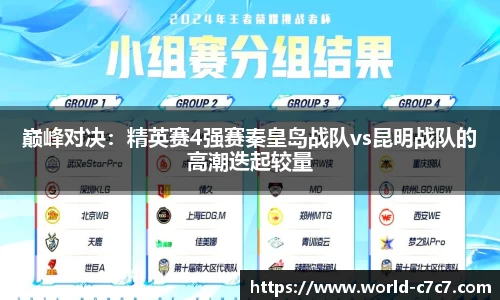 巅峰对决：精英赛4强赛秦皇岛战队vs昆明战队的高潮迭起较量